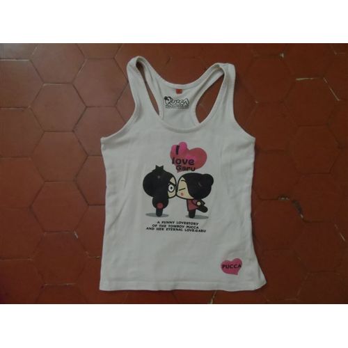 Débardeur Blanc Pucca