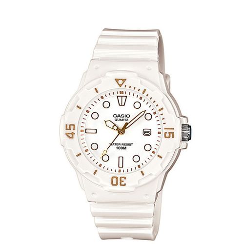 Montre Blanche Pour Femme Avec Bracelet Et Cadran En Résine Casio