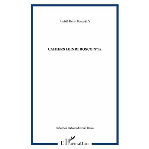 Cahiers Henri Bosco N° 21