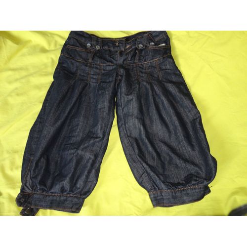 Pantacourt Revers Jeans
