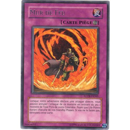 Fotb Fr060 - Mur De Feu - Yu Gi Oh! - Vf - Ultimate Rare