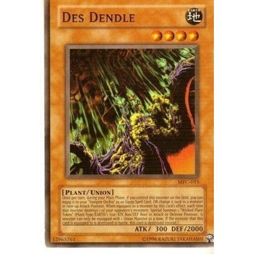 Yu Gi Oh - Des Dendle - Mfc-015 - Commune - Anglais
