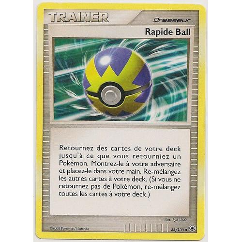 Rapide Ball - Dresseur - 0 Pv - Diamant Et Perle - Aube Majestueuse  - 086/100 - Peu Commune