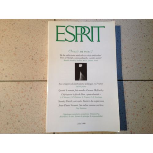 Esprit  N° 243 : Choisir Sa Mort