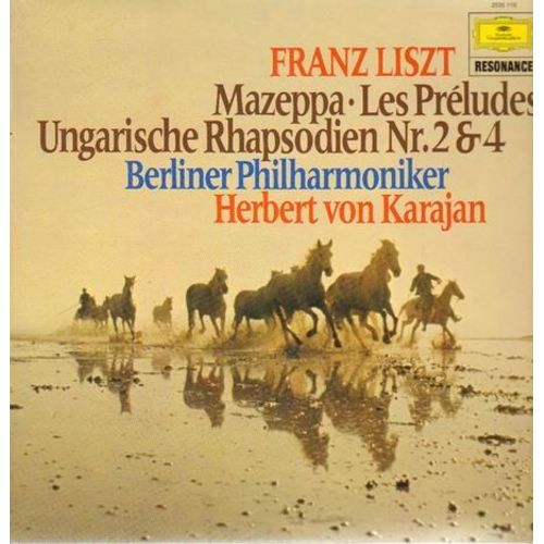 Mazeppa, Les Preludes, Ungarische Rhapsodien Nr.2&4,, Berliner Philh, Karajan