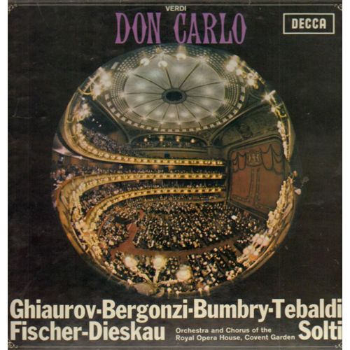 Don Carlo, Ghiaurov, Bergonzi, Bumbry, Tebaldi, Fischer-Dieskau