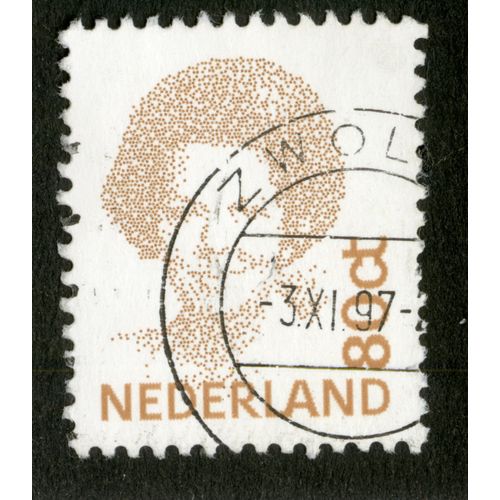 Timbre Oblitéré Nederland, 80 Ct
