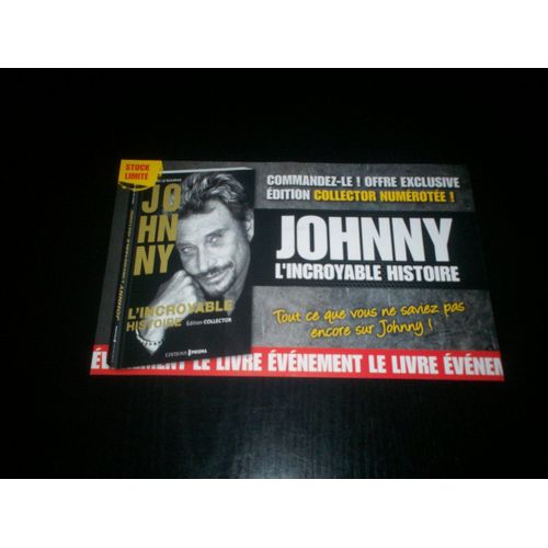 Publicite Johnny Hallyday L Incroyable Histoire