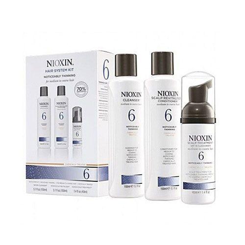 Nioxin - Kkit 6: Cheveux Clairsemés Épais Traités Chimiquement 