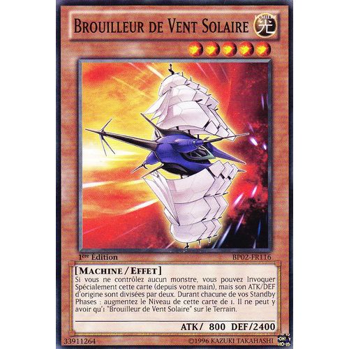 Bp02-Fr116 Brouilleur De Vent Solaire - Commune - 1ère Éd.