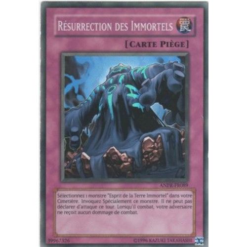 Carte Yu-Gi-Oh! "Résurrection Des Immortels" Super Rare Anpr-Fr089