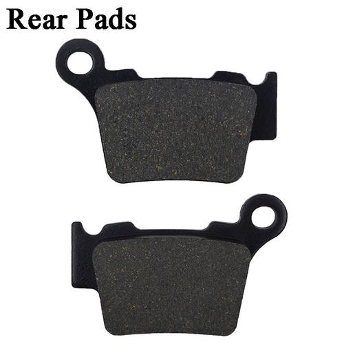 1 Pair Rear Pads Plaquettes De Frein Avant Et Arrière De Moto, Pour Cr Te Tc 125 250 300 449 450 Fc 250 350 Fe Fx 450 350 450 Wr 501 Txc 125 310 ""Nipseyteko""