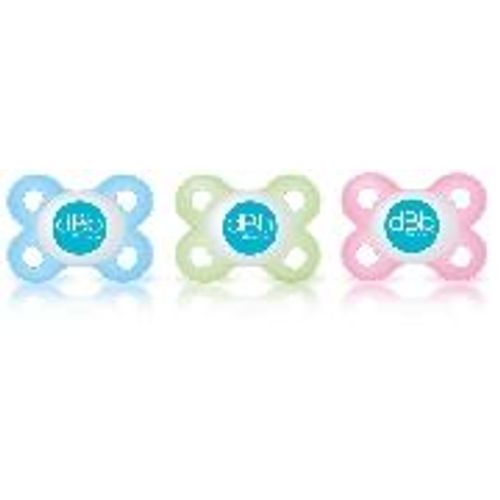 Sucette Spéciale Nouveau-Né En Silicone Bleu Translucide
