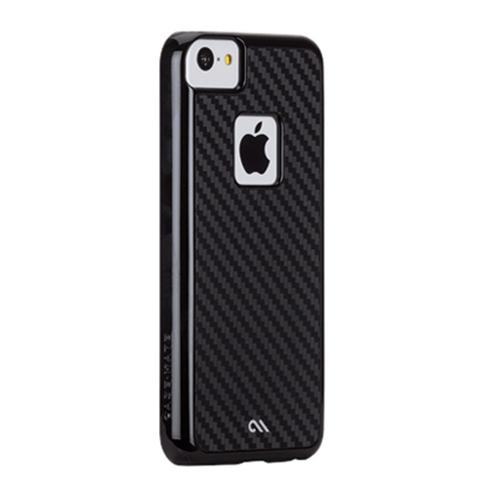 Case Mate Coque Carbone Grise Et Noire Pour Apple Iphone 5c