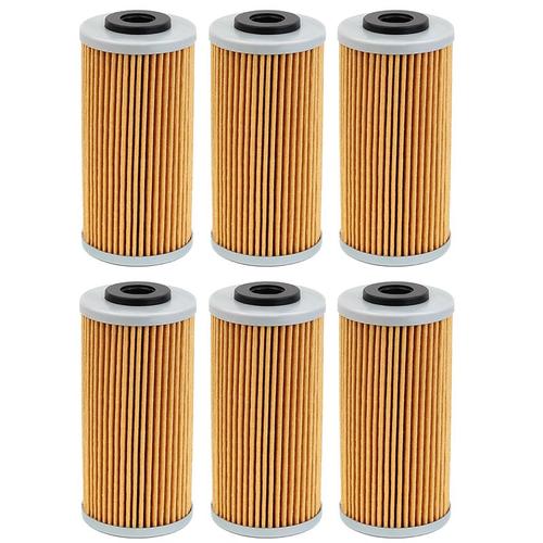 6 Pcs Filtres De Grille D'huile Pour Vélo Hors Route, Pour Sherco Se 2.5i F 4/6 3.0i 4.5i 5.1i 5.1i Sx 2.5i Sm 250 300 450, 500 Pièces ""Nipseyteko""