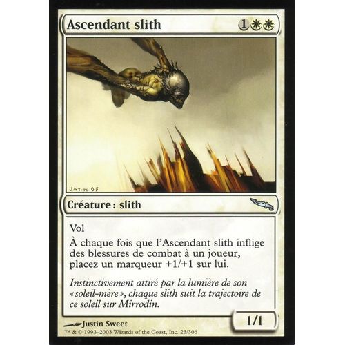 Carte Magic The Gathering  Ascendant Slith   Foil Premium  Mirrodin  Vf