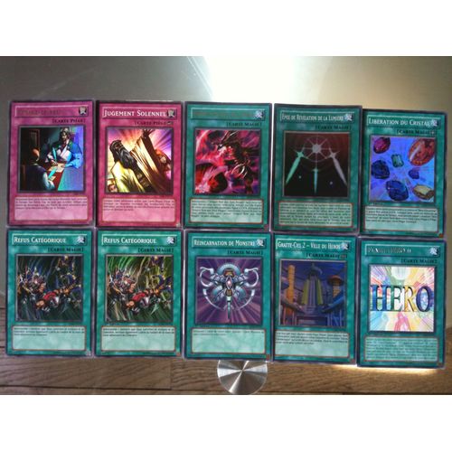 Carte Yu-Gi-Oh! Lot De 9 Cartes