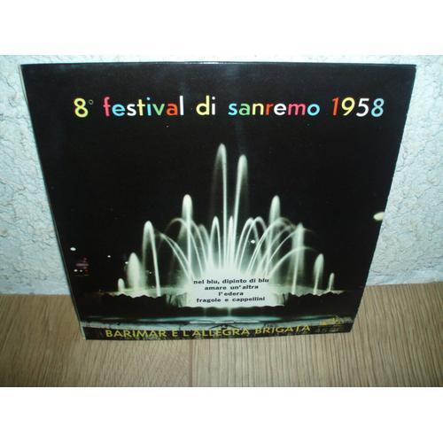 8eme Festival Di Sanremo 1958.