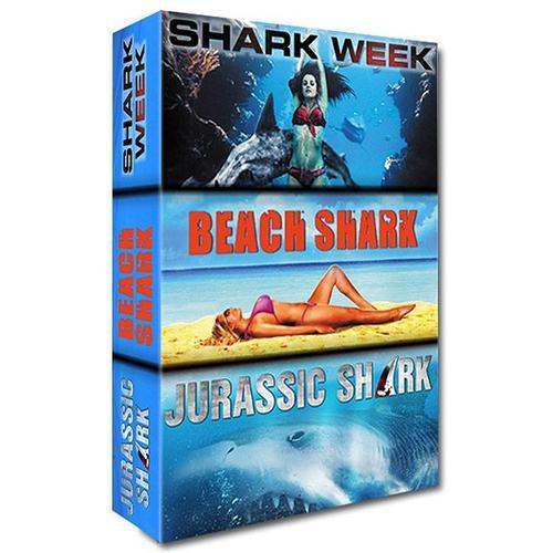 Requin - Coffret 3 Films : Shark Week + Beach Shark + Jurassic Shark - Pack