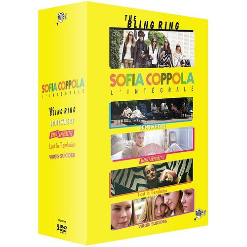 Sofia Coppola, L'intégrale - Coffret 5 Films : The Bling Ring + Somewhere + Marie-Antoinette + Lost In Translation + The Virgin Suicides