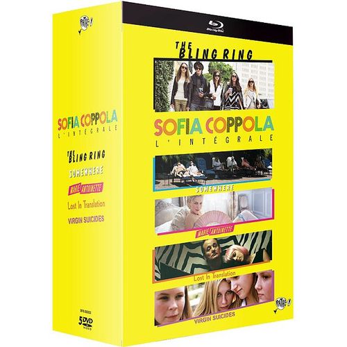 Sofia Coppola, L'intégrale - Coffret 5 Films : The Bling Ring + Somewhere + Marie-Antoinette + Lost In Translation + The Virgin Suicides - Blu-Ray