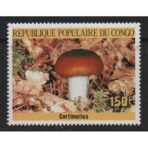 République Populaire Du Congo, Timbre-Poste Y & T N° 765, 1985 - Flore, Champignon, Cortinarius