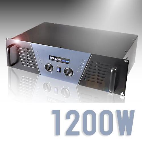 ampli DJ sono mosfet 1200W 2 canaux