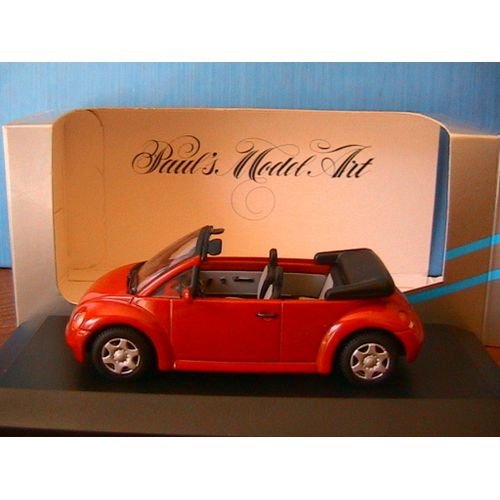 Vw Volkswagen New Beetle Concept Car Cabriolet 1994 Red Minichamps 430054032 1/43-Minichamps