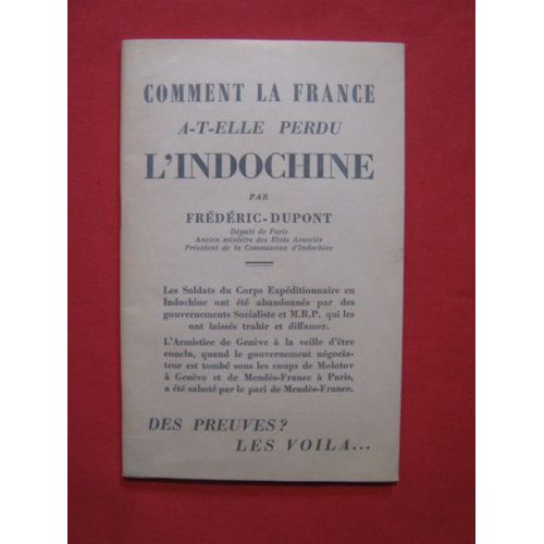 Comment La France A-T-Elle Perdu L'indochine