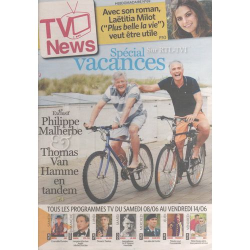 Tv News 69 2013 Laetitia Milot/Mireille Dumas/Drucker/Owen Wilson/Bideau/Gerard Lanvin