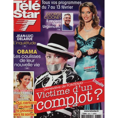 Télé Star / 02-02-2009 N°1688 : George Clooney (1p) - Brad Pitt (1p) - Philippe Torreton (1p)