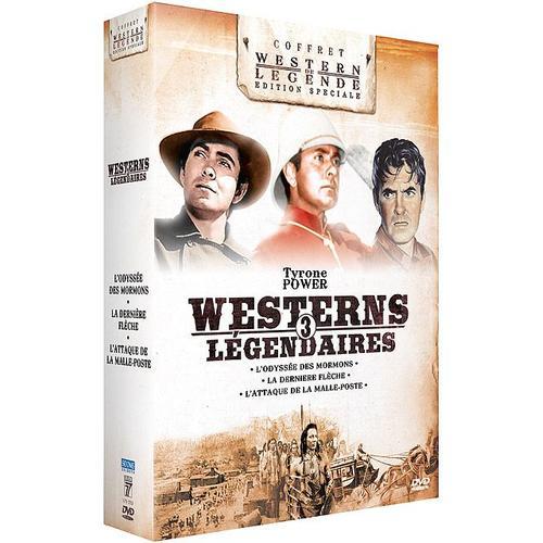 Tyrone Power - 3 Westerns Légendaires : L'attaque De La Malle-Poste + La Dernière Flèche + L'odyssée Des Mormons - Pack