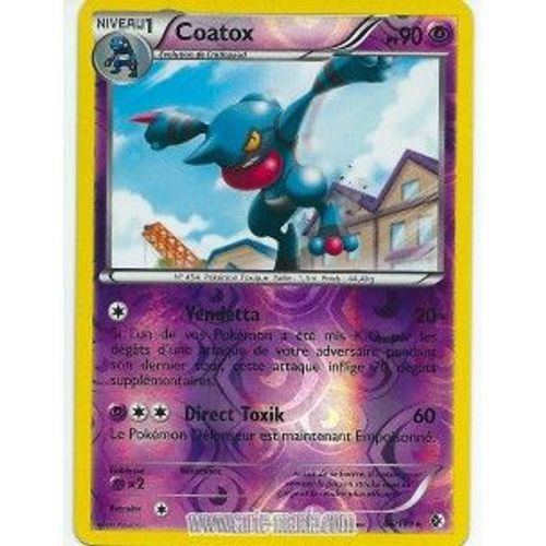 Carte Pokémon Coatox Holo Reverse 66/149 Noir & Blanc Frontières Franchies Fr