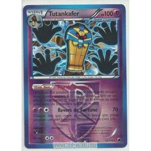 Carte Pokémon 56/116 Tutankafer Holo Reverse N&b Glaciation Plasma Neuve