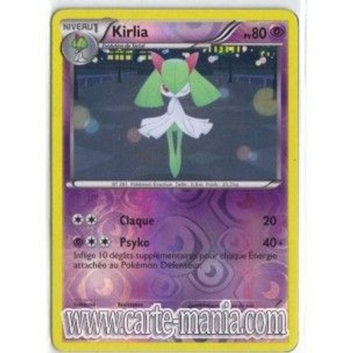 Carte Pokémon Kirlia Holo Reverse 56/99 Noir & Et Blanc Destinees Futures Neuf