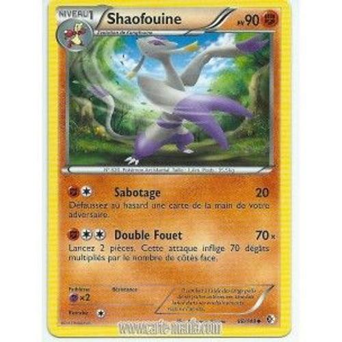 Carte Pokémon Shaofouine 88/149 Noir & Blanc Frontières Franchies Fr