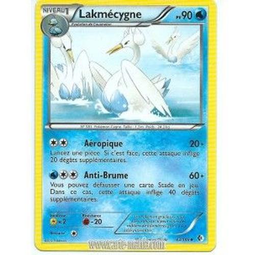 Carte Pokémon Lakmecygne 43/149 Noir & Blanc Frontières Franchies Fr