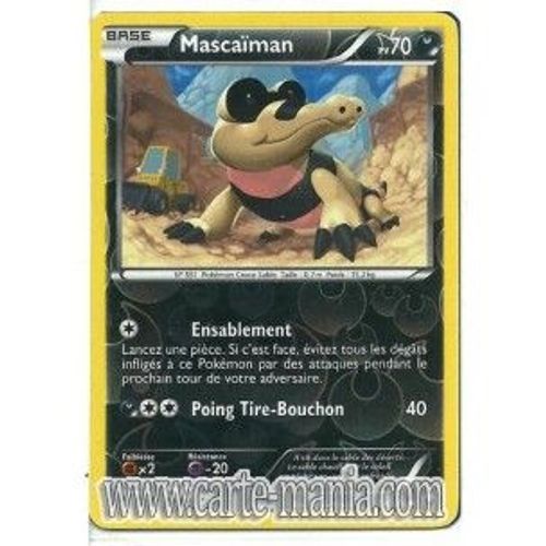Carte Pokémon Mascaiman Holo Reverse 64/108 N & B Explorateurs Obscurs Fr Neuf