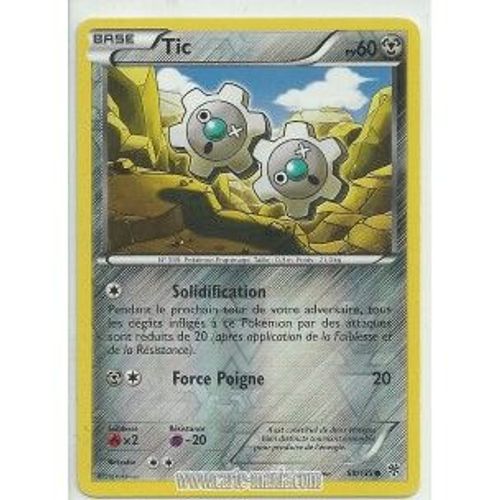 Carte Pokémon Tic Holo Reverse 88/135 Tempete Plasma Neuf Rare Fr