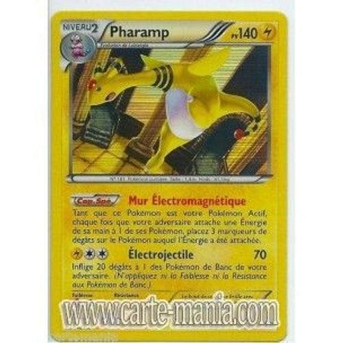 Carte Pokémon Pharamp Holo 40/124 Noir & Blanc Dragons Exaltés Rare Fr Neuve