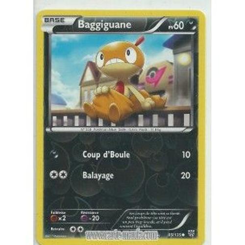 Carte Pokémon Baggiguane Holo Reverse 85/135 Tempete Plasma Neuf Rare Fr