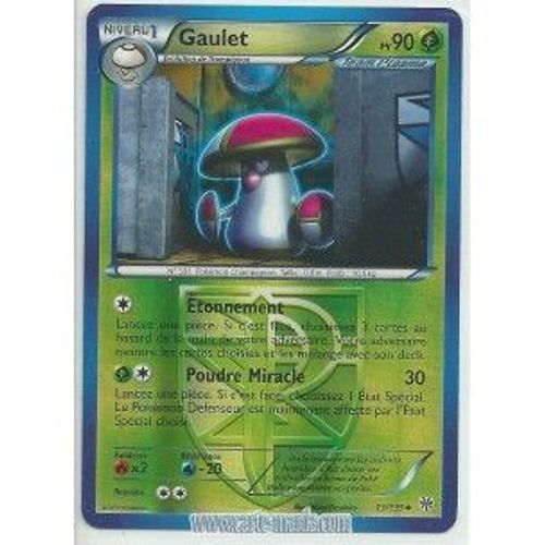 Carte Pokémon Gaulet Holo Reverse 13/135 Tempete Plasma Neuf Rare Fr