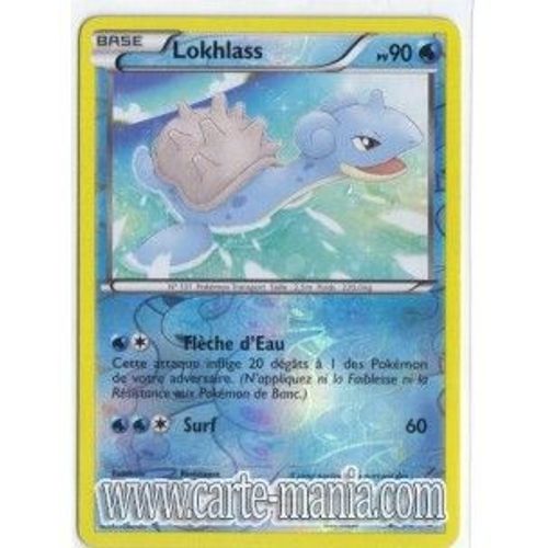 Carte Pokémon Lokhlass Holo Reverse 26/99 Noir & Blanc Destinees Futures Neuf