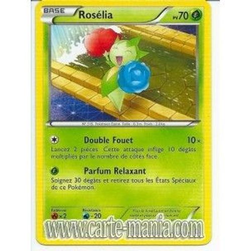Carte Pokémon Roselia 12/124 Noir & Et Blanc Dragons Exaltés Rare Fr Neuve