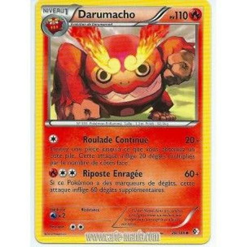 Carte Pokémon Darumacho 28/149 Noir & Blanc Frontières Franchies Fr