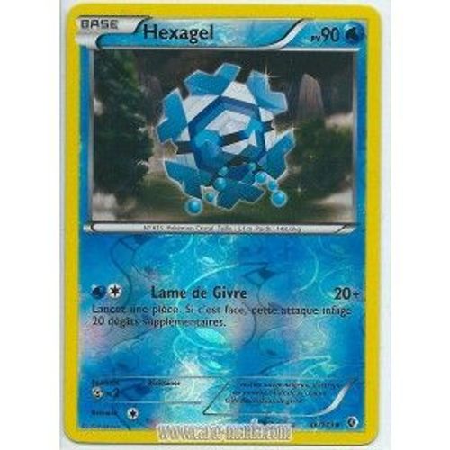 Carte Pokémon Hexagel Holo Reverse 46/149 Noir & Blanc Frontières Franchies Fr