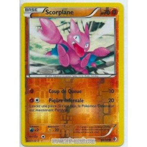 Carte Pokémon Scorplane Holo Reverse 80/149 Noir & Blanc Frontières Franchies Fr