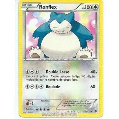 Carte Pokémon Ronflex 109/149 Noir & Blanc Frontières Franchies Neuve