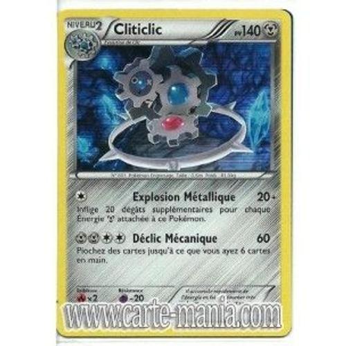 Carte Pokémon Cliticlic Holo 77/108 N & B Explorateurs Obscurs Fr Rare Neuf