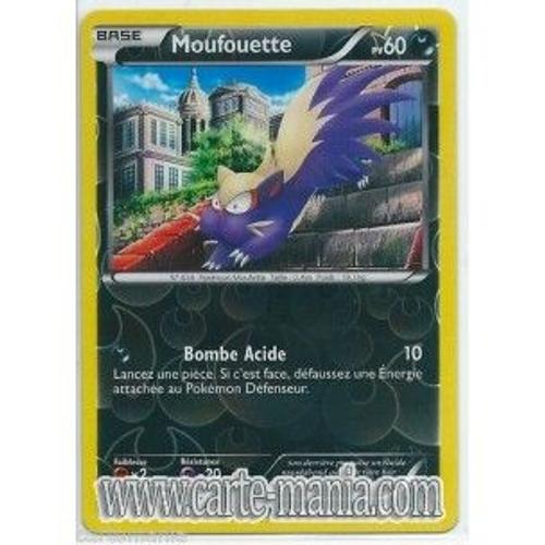 Carte Pokémon Moufouette Holo Reverse 76/124 Noir & Blanc Dragons Exaltés Neuve